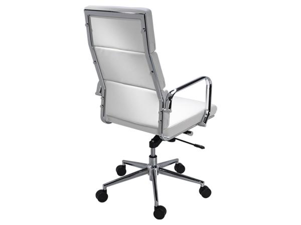 CEOC-016 | Ace High Back Office Chair, White, Back -- Trade Show Furniture Rental